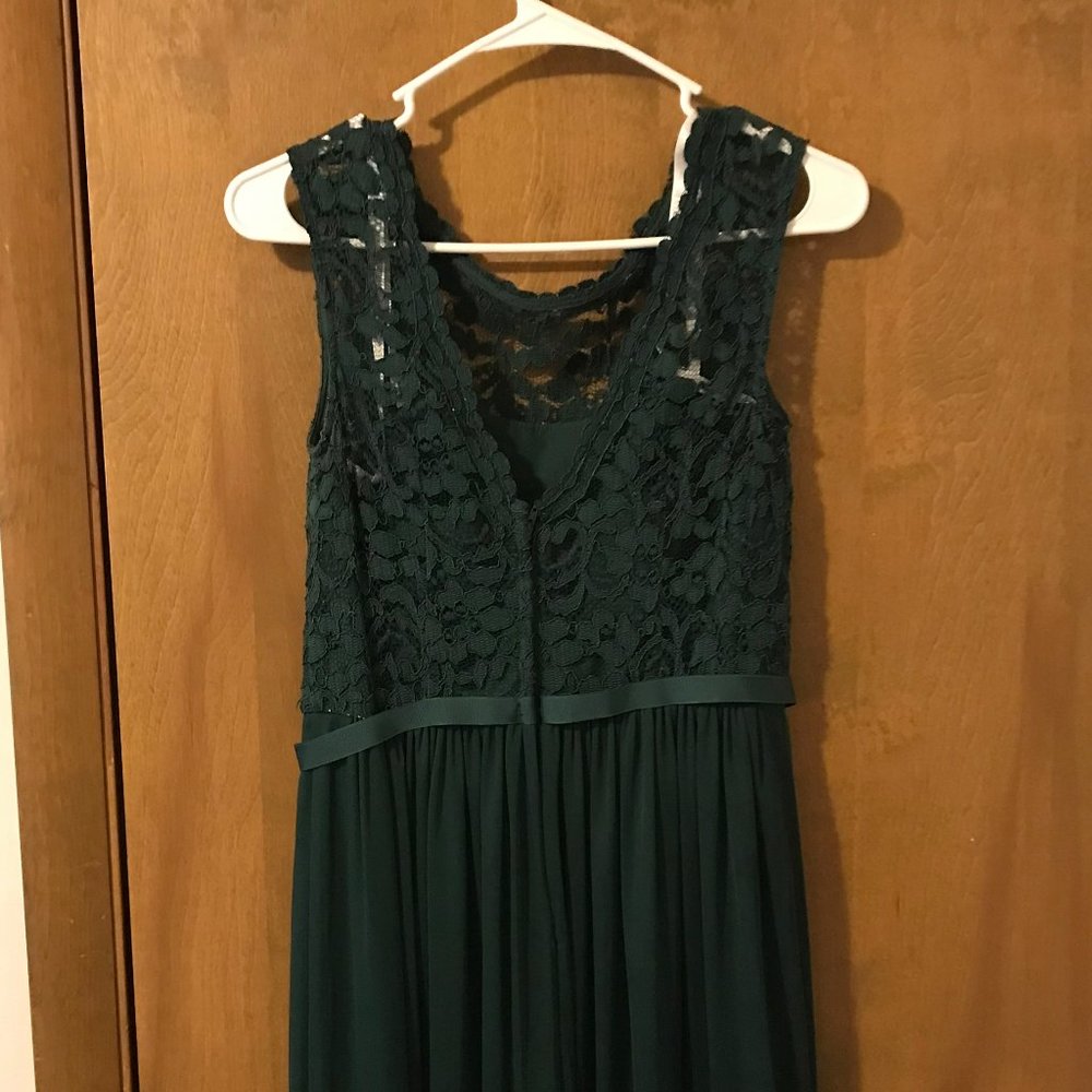 David's Bridal Juniper Lace Bridesmaid Dress - Picture 3 of 5